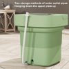 Portable foldable laundry basket in a random color, ideal for washing and easy to store in compact spaces.